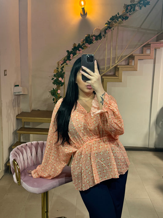 Blusa corallo